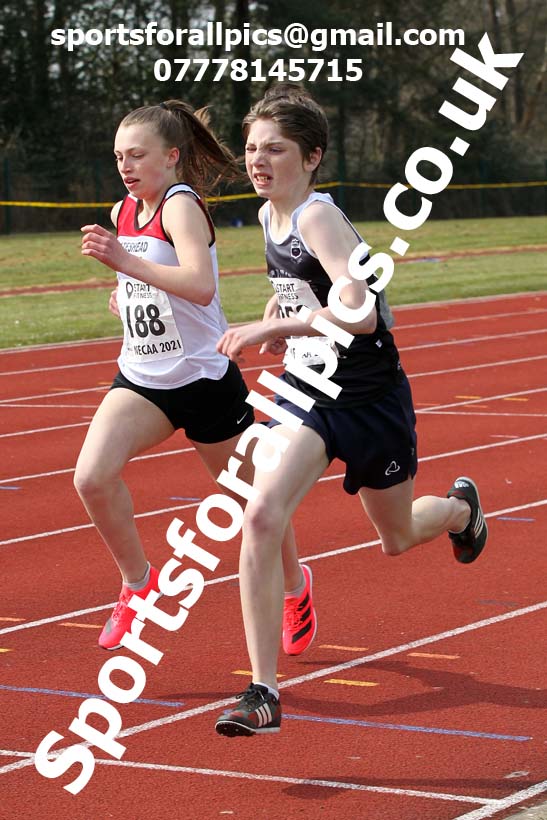 800 metres, 2021 NECAA Open Graded Meeting, Morpeth. Photo: David T. Hewitson/Sports for All Pics